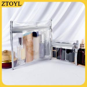 ZTOYL Dây kéo PVC tổ chức Pouch cho hộ chiếu tiền xu chìa khóa son môi thẻ tai nghe nhỏ gọn du lịch lưu trữ trường hợp