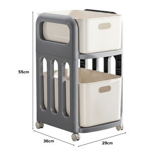 NEST Onna School bag Storage Cart Multi-functional Movable Trolley