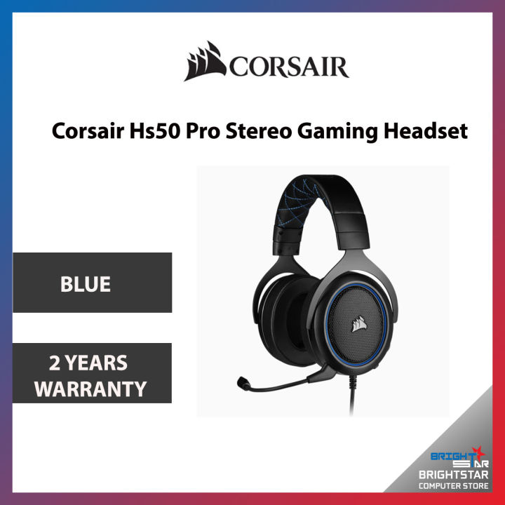 Corsair Hs50 Pro Stereo Gaming Headset Lazada