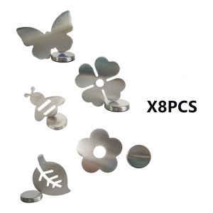 8PCS Steel Tablecloth Magnets Clamps Strong Grip Windproof Weights For Gardens Party Wedding Picnics Linens Holder