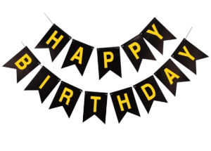 Banner Happy Birthday Backdrop Pesta Bunting Ultah Segilima Banner Tulisan Ulang Tahun Polos Murah
