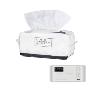 【Korea】다크 매직 DAMAH Facial Cotton Tissue (For Sensitive Skin and Babies 1 pack 100% Natural Cotton Ultra-soft/Strong/Absorbent Dry/Wet Use)
