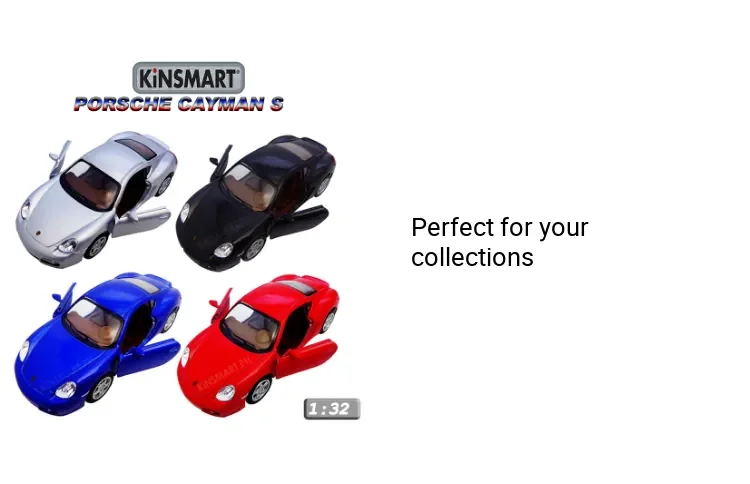 Kinsmart porsche cayman best sale s