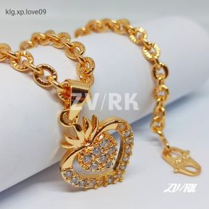 ZAVIRA STORE KALUNG LIONTIN ANTI KARAT DAN LUNTUR KALUNG TERMURAH KALUNG TERBARU