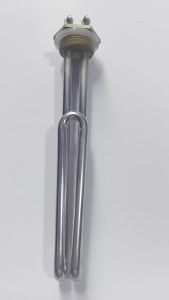 AIICIOO Stainless Steel 304 Electric Heating Element Booster Tube For Boiler 1"/DN25 Immersion Water Heater 220V 1KW/2KW/3/4/5KW
