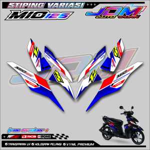 STRIPING VARIASI YAMAHA MIO 125 SPORT / STICKER LIST VARIASI MOTOR YAMAHA MIO 125 SPORT