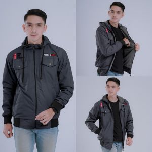 Jaket Parasit Pria Model Semi Parka Cowok Rebel Id Keren
