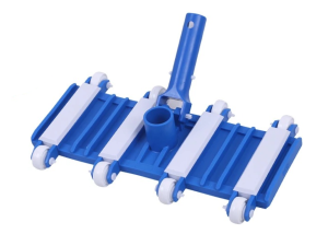 Bàn hút vệ sinh bể bơi 8 bánh xe chổi cọ 2 đầu dài 35cm Bàn hút đáy hồ bơi