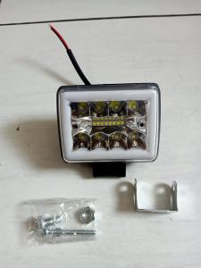 Lampu tembak LED CWL Daymaker Mini strobo 16 mata 3 susun Angel Biru Sorot motor mobil Angle