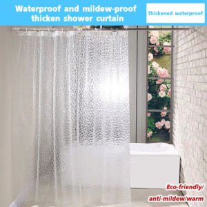Water Cube bathroom curtain thickened polyester