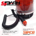 Car Emergency Strobe Light Warning Beacon Light Flashing Light Magnetic Mounted 6-Flash DC 12V 24V. 