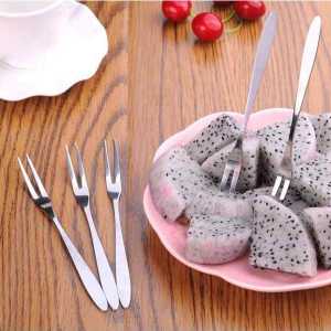 Garpu buah stainless garpu kue besi garpu buah besi garpu kue stainless SH