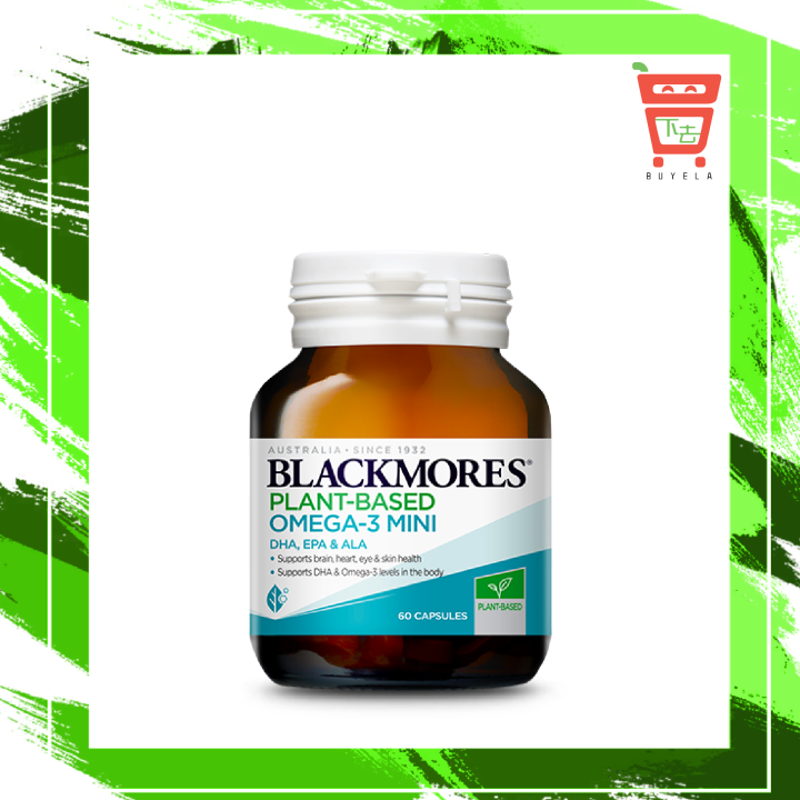 Blackmores Plantbased Omega3 Mini, 60 caps (Vegan) Lazada Singapore