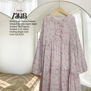 Erlimakids Gamis Anak Motif Thalia Series Bahan Rayon Viscose Premium - BISA COD