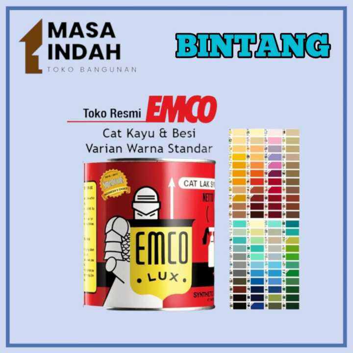 Emco Lux Cat Kayu Dan Besi Kg Bintang Lazada Indonesia