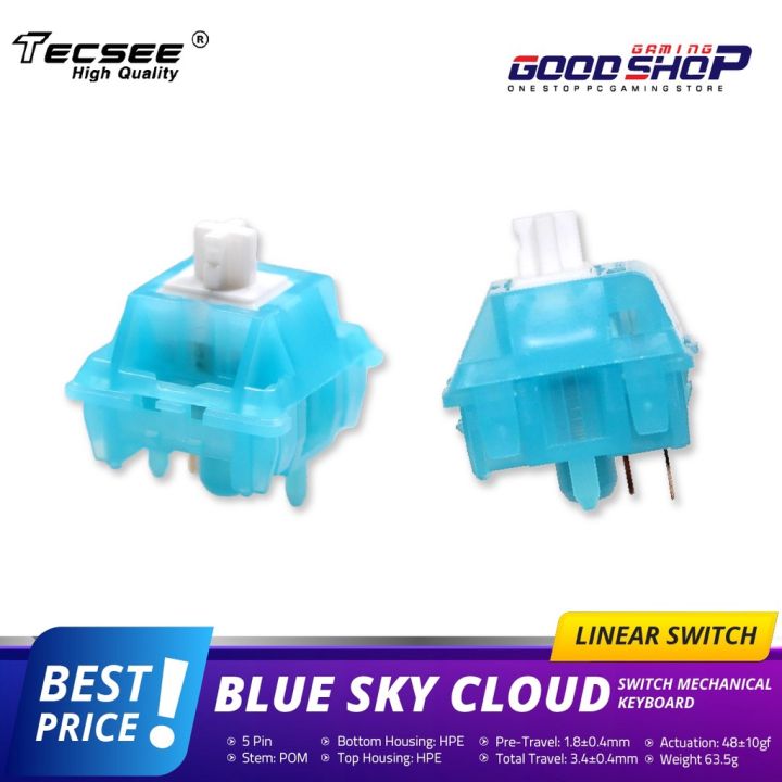 Tecsee Linear Switch 63,5g Blue Sky Cloud HPE - Keyboard Switch