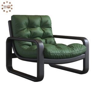 Simple wrought iron sofa chair leisure lounge chair small-sized living room bedroom lazy sofa
