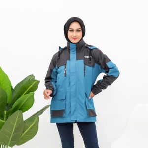 COZY - Jaket Parasut Outdoor Wanita Puring Polar Tebal&Halus Korean Style Series Cozy 86