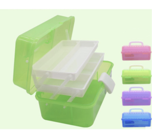 Tool Box 3 ชั้นสไลด์ 4 สี กล่อง กล่องใส่อุปกรณ์ทำเล็บ หรืออุปกรณ์ต่างๆ ไซส์ใหญ่สไลด์ พกพาสะดวก🦄
