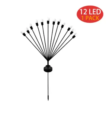 6/8/10 Leds Garden Solar Firefly Lights Raya Lampu Waterproof Landscape Lighting Outdoor Pathway Lawn Decorative Lights