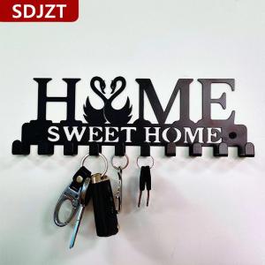 [COD] SDJZT ที่ใส่กุญแจตกแต่งบ้านแสนหวานแบบติดผนังตะขอแขวนพวงกุญแจที่แขวนผนังที่สร้างสรรค์สำหรับประตูหน้า1ชิ้น