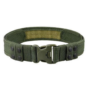130CM Tactical Men Canvas Waistband Quick-Break Belt Army Style Combat Belts High Quality Outdoor Hunting Camouflage Waist Strap