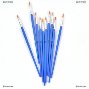 [COD] jiameitan 10ชิ้นแปรงระบายสีศิลปินผมไนลอนสีน้ำอะคริลิกรอบปลายมือ แปรงทาสีไนลอนปลายแหลม10ชิ้นแปรงทาสีสีน้ำ แปรงทาสีไนลอนปลายแหลม10ชิ้นปากการะบายสีน้ำสีสำหรับศิลปิน N/a N/a N/a