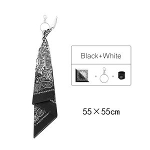 Hip-Hop Punk Rantai Pinggang Celana Jeans Cargo Chain Accesoris Neon Resin Phants Zipper Square Syal Scarf Slayer Pria