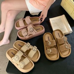 In Summer The New High-end Style Is Worn with Open-toe Platform Soles Comfortable and Versatile Casual Womens Sandals and Beach Shoes