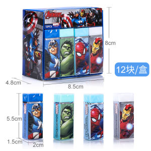 Pencil ErasersFrozen Marvel Cute Pencil Erasers for Kids Pack of 12