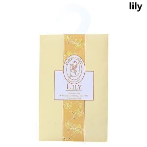 5 Packs Air Fresh Scent Aromatherapy Bag ซองหอมแขวนสำหรับตู้เสื้อผ้า Closet Car