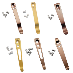 Heavy Duty Back Clamp Stainless Steel Folding Pocket Clip For Tool Compactly Back Clip Carry Accessories