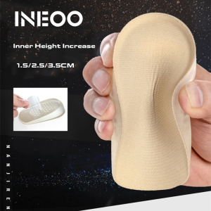 INEOO 1 Pair Silicone Foot Cushion Soft Gel Sole Heel Cushion Soles Insoles For Shoes Spurs Pain Half Heel Insole Pad Height Increase