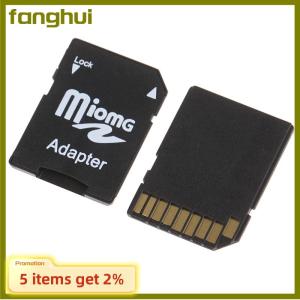 fanghui 5Pcs Micro SD Trans Flash TF To SD SD HC Memory Card Adapter Converter Black