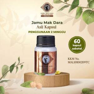 Jamu Mak Dara Asli Kapsul 60s [KKM: MAL10100209TC]Mild and effective