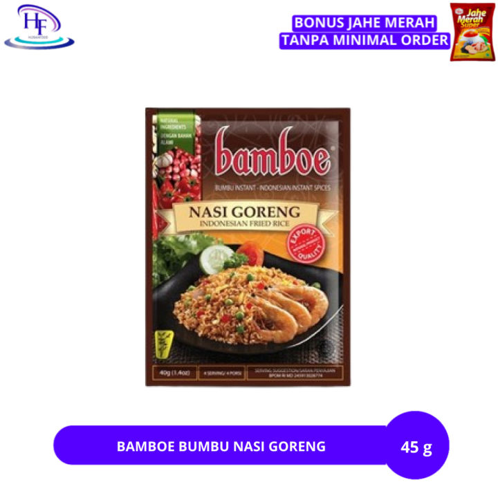 Bamboe Bumbu Nasi Goreng 45 gram / Bumbu masakan dapur instan lengkap ...