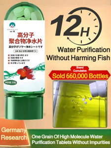 Aquarium Filter Sheet/Water Purifying Tablets Fast Dechlorination/Removes Impurities/Fish Tank Cleaner/Pet & Garden Enthusiasts