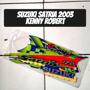 STIKER BODY MOTOR SUZUKI SATRIA KENNY ROBERT 2003 FULL SET
