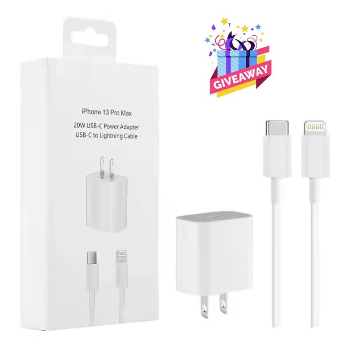 Buy Apple IPhone 12 Pro Max 20W USB‑C Power Adapter With USB-C to