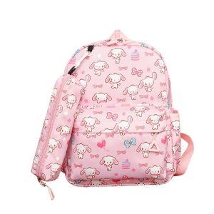 SEA YADOU  กระเป๋าเป้นักเรียน  กระเป๋าสะพายหลังลายการ์ตูนน่ารักสำหรับเด็ก มีซิปและสายปรับได้