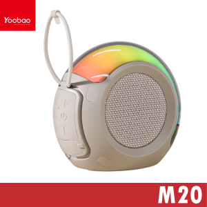 Yoobao M20 Portable Wireless Bluetooth V5.3 TWS RGB Speaker HiFi Surround Sound For Home Party Outdoor