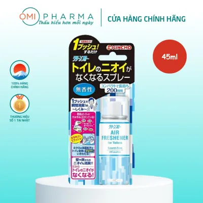 Xịt Khử Mùi Phòng Vệ Sinh Kincho Nhật Bản Không Mùi (45ml)