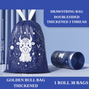 ⭐SG⭐ Drawstring Garbage Bags | Leak-Proof Odour Control Insect Repelling Trash Bin Bags