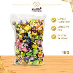 Coklat Arab mix 1kg / Coklat arab / oleh-oleh haji dan umroh / Coklat Turkey isi banyak / SHABANI STORE
