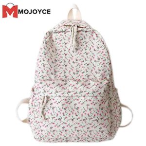 MOJOYCE Fashion Floral Printed Backpack Student Travel Large Capacity School Bag