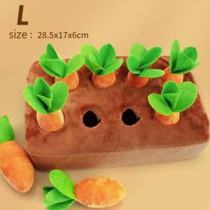 Dog Toys Snuffle Mat for Pet Plush Carrot Toy Mat Innovative Plush Pull Radish Plush Carrot Dog Interactive Toys Carrots Enrichment Dog Puzzle Plushie Toys Hide and Seek Carrot Farm Dog Toys Funny Garden Cat Dog