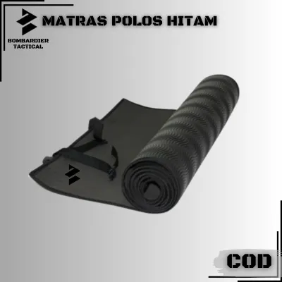 [ TERLARIS ] Matras Outdor camping yoga bahan Premium Matras Hitam Polos