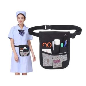 BHHH Multi-Compartment Nurse Tool Storage Bag Large Capacity Adjustable Nurse Organizer Belt Durable Lightweight Hardware Tool Kit Nurse Essentials