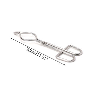 30CM Crucible Tong Stainless Steel Laboratory Crucible Clamps Melting Gold Tool