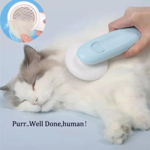 Pet Cat Comb Hair Remover Selfcleaning Flea Comb for Dogs and Cats Pet Grooming Comb Automatic Cats Hair Brush Pet Supplies